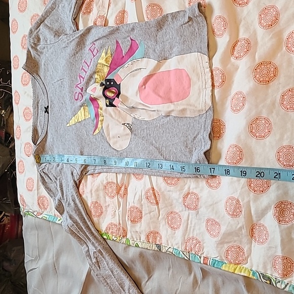 Simple Joy's by Carter girls size 6 unicorn long sleeve t-shirt - Picture 8 of 12
